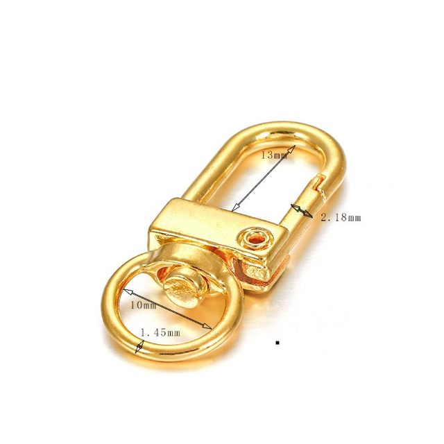 New Ant Diy Jewelry Alloy Colorful Lobster Cuff Connection Cuff Large Lobster Cuff Key Chain Hanging Cuff Swivel Dog Cuff