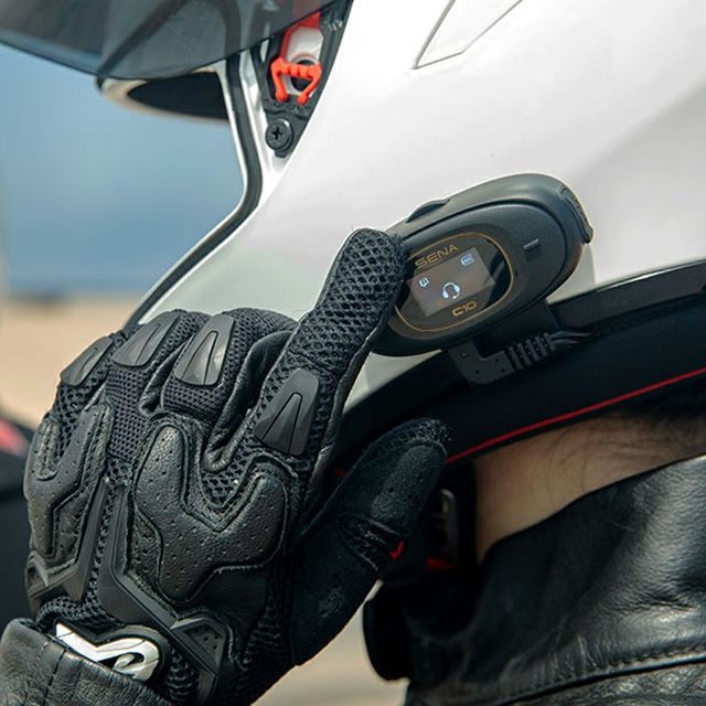 SENA C10 motorcycle motorcycle helmet Bluetooth headset supports four-party real-time intercom communication