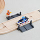 Leku small train rails, building blocks, highway accessories, building blocks scene accessories to expand and match puzzle toys 2 years old
