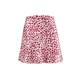 LilyRose Wild Rose Love Printed Satin Skirt Short Skirt Umbrella Skirt Sexy Slit Band Fishtail Skirt