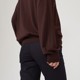 Suran WHM Spring Women's Fashionable Retro Pattern Thick Twill Elastic Cotton High Waist Flared Tender Trousers
