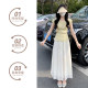 Apricot cake skirt for women summer 2025 new high-waisted slim A-line umbrella skirt skirt ballet style midi skirt