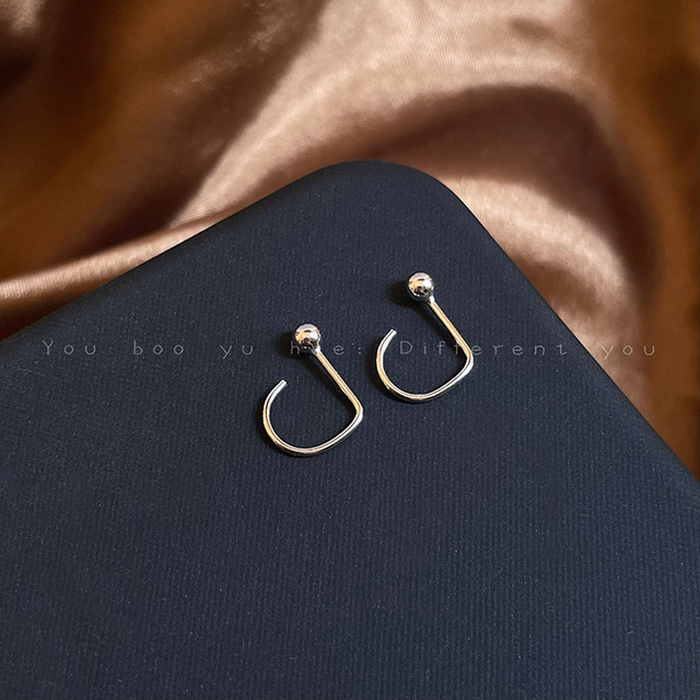 999 Sterling Silver Doudou Earrings for Women 2025 New Hot Style Daily Beautiful Earrings to Care Ear Piercings to Sleep without taking off ear studs