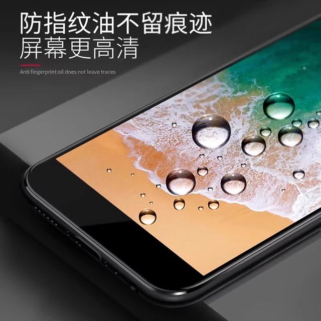 Applicable to 15/16 full screen Apple 11pro tempered film iphone12 anti-fingerprint eBlue light 13promax mobile phone film 14pro anti-fall 8plus protective film 17air/se2 anti-peeping film 6s