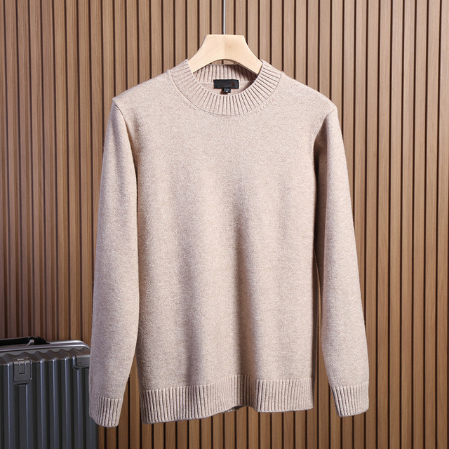 Original 399 wool blend soft and delicate winter men's warm anti-pilled round-neck sweater