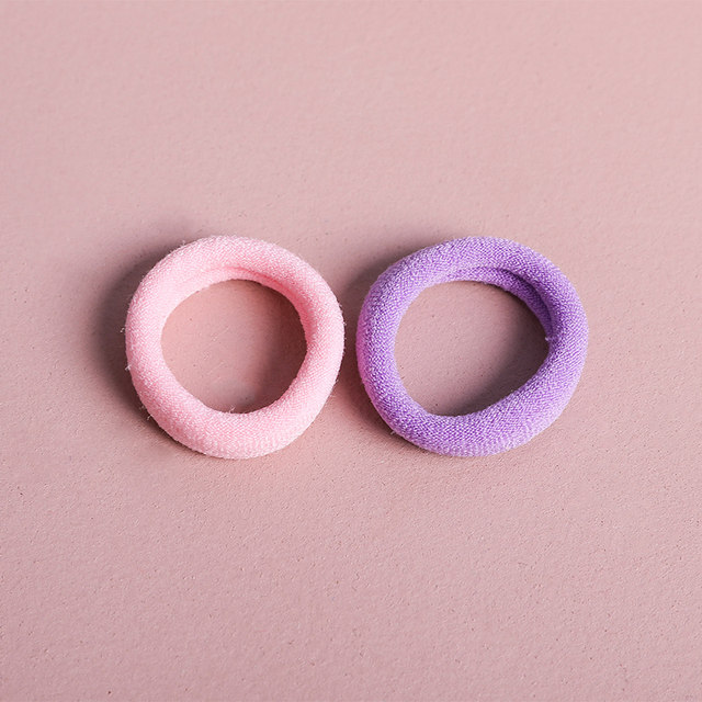Korean small hair ring baby towel circle does not hurt hair rubber band girls color cute tie hair children's hair accessories

