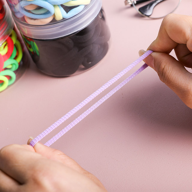 Korean small hair ring baby towel circle does not hurt hair rubber band girls color cute tie hair children's hair accessories
