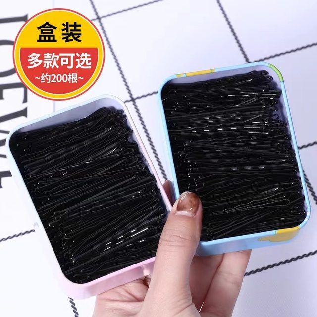 During the card clip, the headdress of the black word clip plus the thick side clamp bangs pinch hair styling fixing the broken hair clip