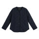 pusumede apricot diamond-shaped cotton jacket 2025 autumn and winter new loose casual collarless cotton jacket niche silhouette jacket