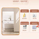 Mirror wall-mounted self-adhesive washbasin makeup mirror wall-mounted bathroom toilet makeup-free punching wall-mounted bathroom mirror