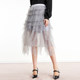 missCOCOON temperament skirt 2024 new autumn style versatile ruffled mesh cake skirt fairy skirt for women