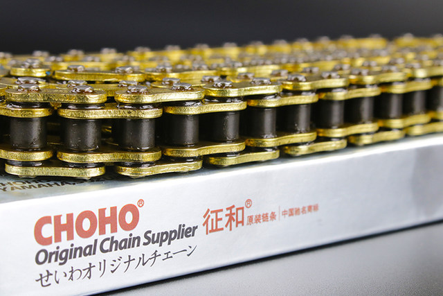 Suitable for Haojue motorcycle TR150S Zhenghe oil seal chain chain plate HJ150-16 size fly sprocket set chain