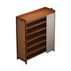 Shoe rack multi-layer home entrance door good-looking simple indoor rental room storage wall-mounted corridor dust-proof shoe cabinet