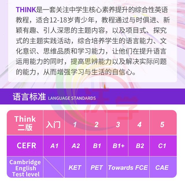 Ready in stock! New second edition Think starter/1/2/3/4/5 level student book + exercise book with genuine activation code including Ebook online exercises, original imported from Cambridge University Press