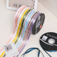1cm solid color gift gift ribbon bow tie flower packaging ribbon bouquet ribbon material