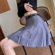 Golf sports pleated skirt for women in autumn and winter new safety pants skirt with small high waist slim A-line short skirt
