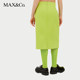 MAX/Co.De-Coated crepe pencil skirt 3104023203002