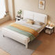 Bed 1.8 meters iron bed iron bed thickened reinforced double bed 1.5 single Nordic Internet celebrity modern simple iron frame bed