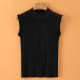 Summer women's sleeveless sweater is fashionable, simple and easy to match with a fresh style pullover fashionable inside and out for universal use
