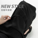 Black A-line skirt for women 2025 new temperament spring and summer hip cover suit high waist long skirt for meat pocket
