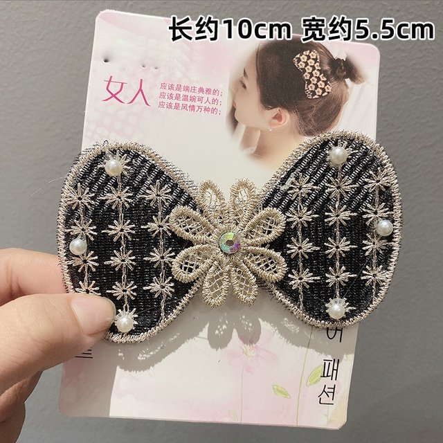 Korean style hair sticky bangs sticky hair artifact headdress lace large Velcro hair sticky adult hair sticky