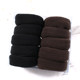 Thickened and thickened head rope high elastic ponytail rubber band tied hair rope durable seamless large hair ring leather case