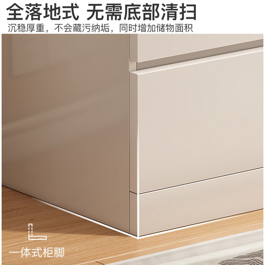 Coffre de tiroirs armoire de rangement en bois massif simple chambre ménage moderne salon mural léger tiroir de luxe armoire