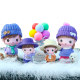 Car interior decorations, car decoration supplies, creative high-end male and female models on the center console, cute car decorations