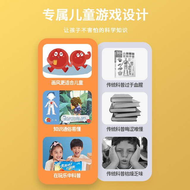 Yaofish Manta Ray Run Red Blood Cell Children's Board Game Toddler Human Body Science Cognitive Educational Toy 5+