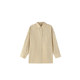 ochirly Oushili striped shirt women's long-sleeved top design sense casual loose spring new product
