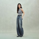 ochirly Oushili Acetate cotton pit knitted vest women's top slim fit and new products for spring 2025
