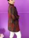 Spring and Autumn Coat Fashion Jacket Middle-aged Fat Mother's Outfit Slim Loose Ethnic Style Medium-Length Trench Coat Trend