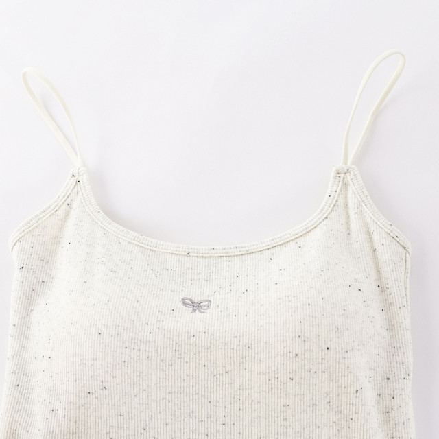 Nishimachi village house simple and sweet mousse dots beautiful back women summer new temperament versatile vest XHAB40345