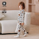 Pig David Autumn underwear suit Boyfriend and female baby girl and girls with cute printed autumn clothes autumn pants without bone pads in underwear jacket