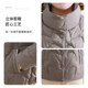 
Middle-aged mother down jacket winter clothing 2025 new brand middle-aged and elderly women short style and thin winter jacket