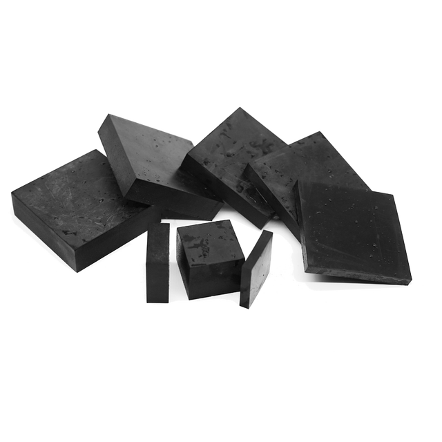 Industrial insulated rubber pad shock absorbing pad high round wear-resistant and anti-slip machine tool equipment buffer rubber plate square thickening