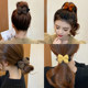 Baby hair clip for women with autumn and winter high-end bows grabbing clips hair clips on the back of the head