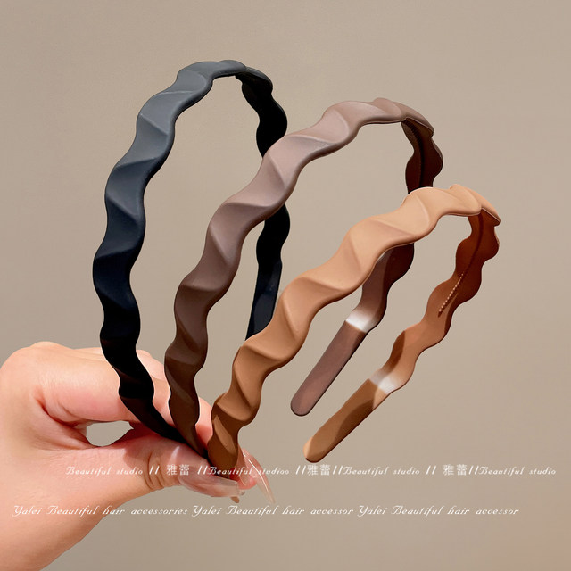 Men's special hairband for face washing, invisible, non-slip, toothed, non-slip, sports headband, large headband, hairpin headgear