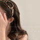 Women's 2025 new high-end high-end headband for women with leopard print glasses hair tie headband for women