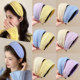 Women's 2025 New High-Quality Versatile Headband with High Skull Crown and Wide Brim Yellow Headband Daily Wear Pressed Hairpin Hair Accessory