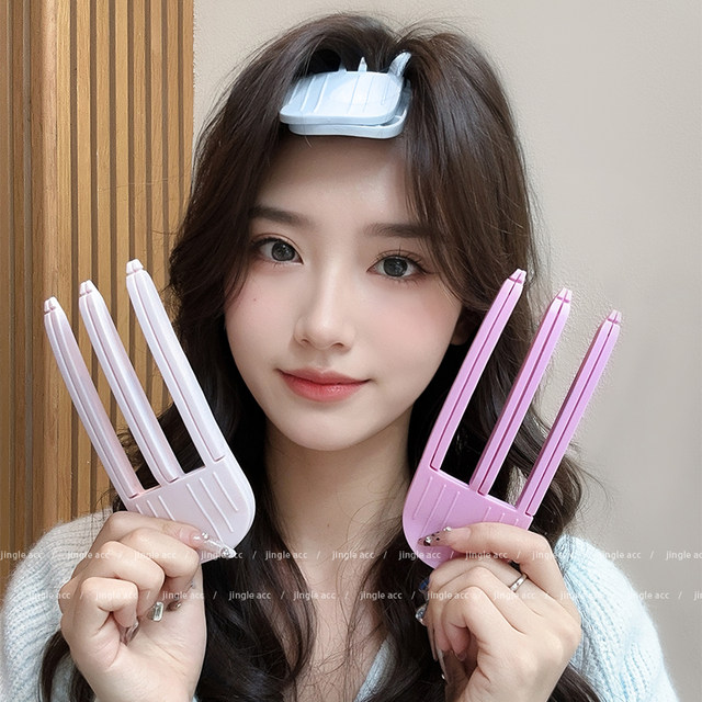2025 new high-ceiling artifact wind-shaped comb hair root styling clip bangs clip hair root fluffy clip seamless clip headwear