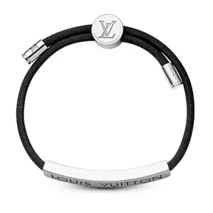 Louis Vuitton M8142Z LV Bloom Bracelet , Black, One Size