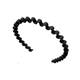 Sweet new wavy hairband for women, face wash, non-stuck, fluffy texture, toothed comb, anti-slip headband, design hairpin