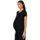 Beyond Yoga Featherweight One / Only Maternity Tee Black y2k
