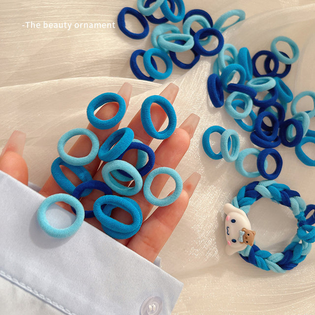 Kulomi bracelet DIY handmade gift braided rubber band hair rope for boyfriend and girlfriend couple bracelet hair ring jewelry
