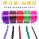 Imported elastic thread bracelet rope with crystal beads, rubber band, wear-resistant elastic thread, Buddhist beads rope