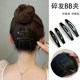 Black hair clip female forehead side bangs hair clip back head tidy artifact fixing one-line bb clip headdress
