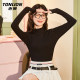 Tang Lion Half -high collar Modal bottoming shirt women in autumn and winter can wear warm -up long -sleeved top T -shirt vb