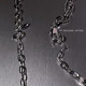 yyds silver removable extended chain necklace ins simple versatile bracelet extended chain cold style DIY accessories