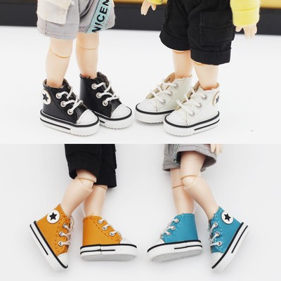taobao agent OB11 baby shoes YMY body shoes beautiful pork jasmine doll toy shoes 12 points BJD12 sub -canvas shoes